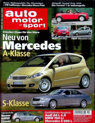 Deckblatt Auto Motor und Sport (14/2004)